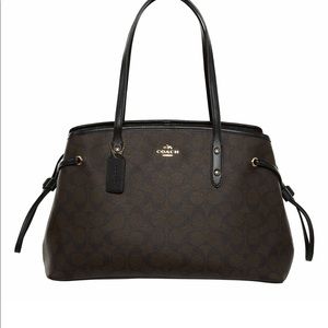 Coach F57842 Signature PVC Drawstring Carryall